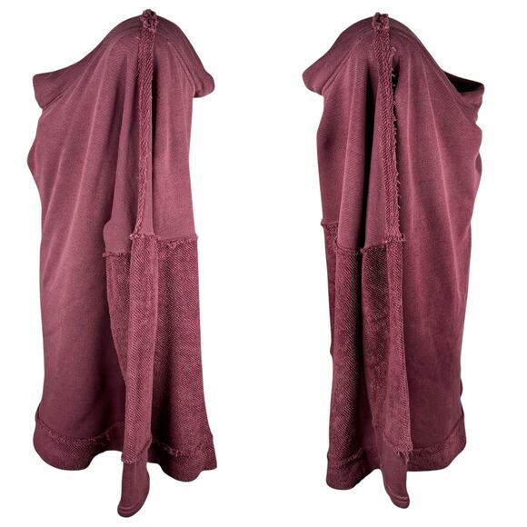 Free People Otto Slouchy Sweatshirt Tunic Oversized Jasper Rose M - Picture 5 of 12